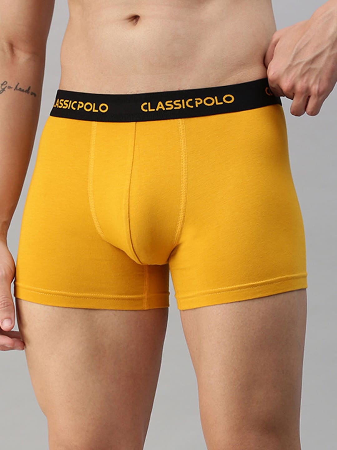 

Classic Polo Men Slim-Fit Modal Trunk, Yellow