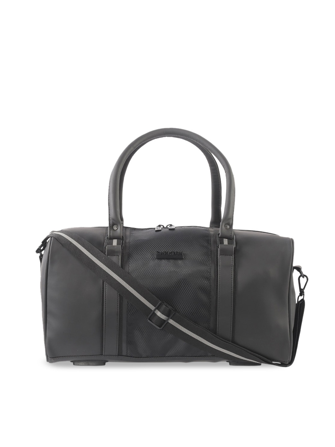 

Carlton London Medium Water Repellent Duffel Bag, Black