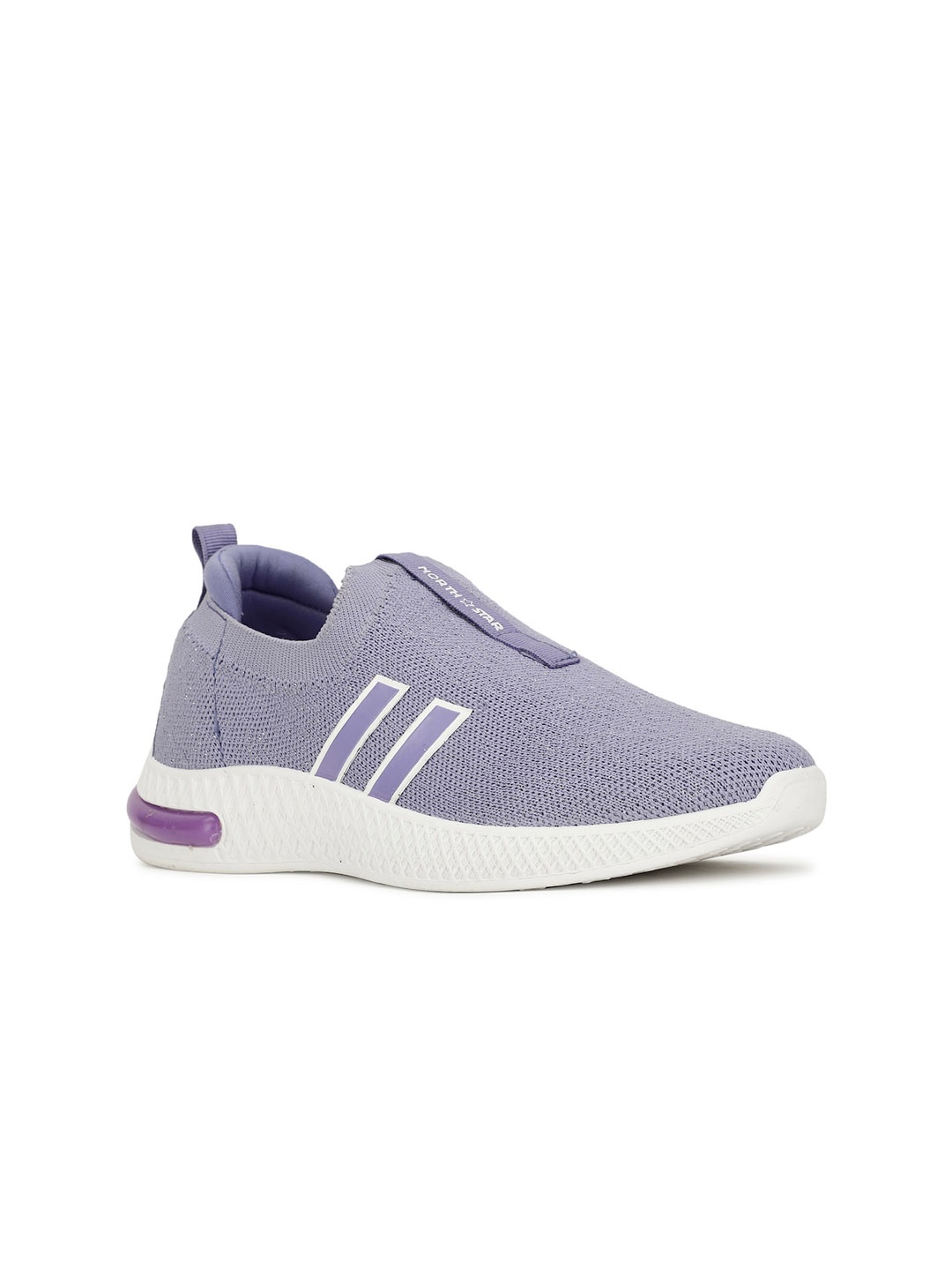 

North Star Women Woven Design Slip-On Sneakers, Lavender