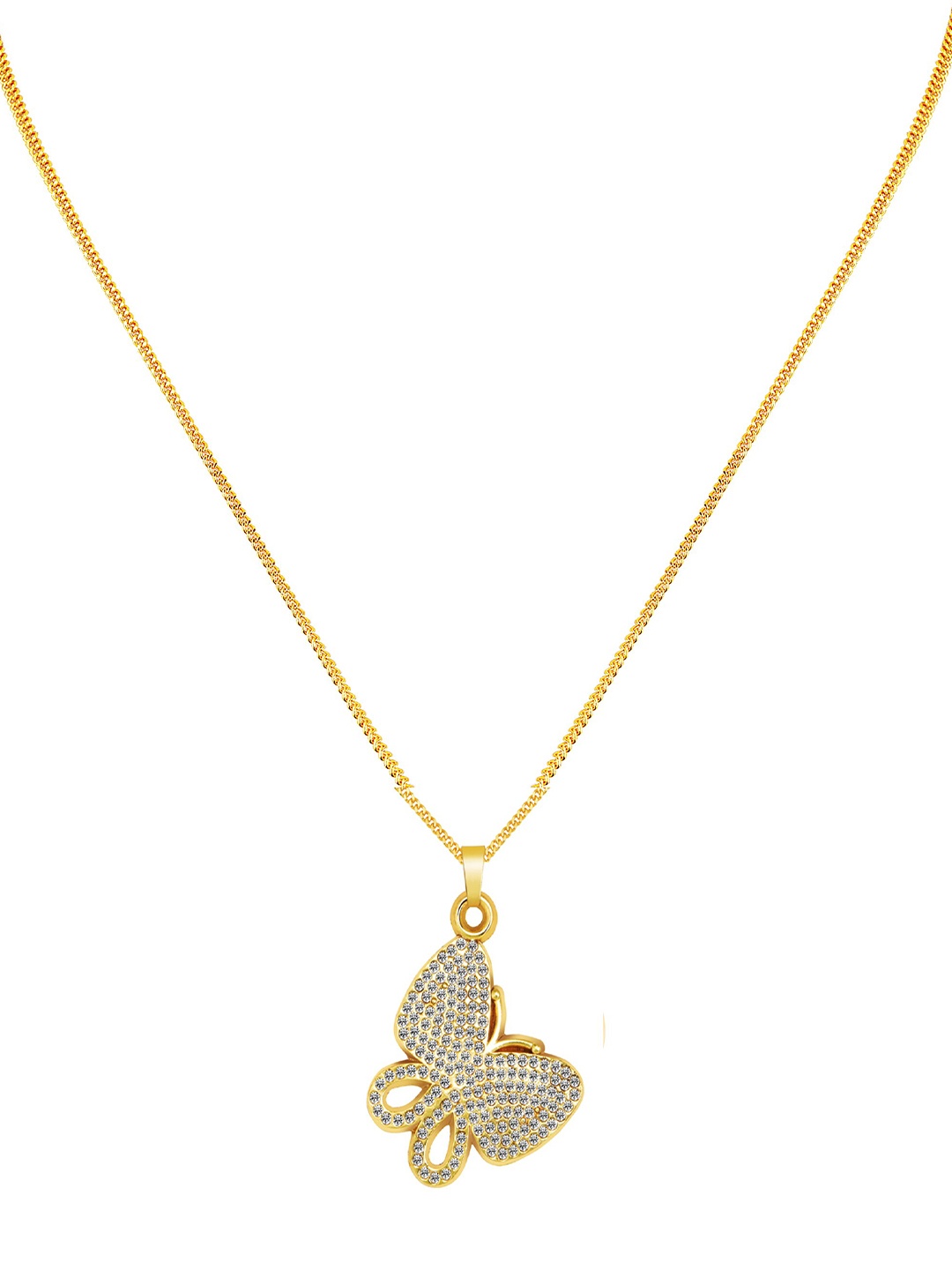

Mikado Crystals Necklace, Gold