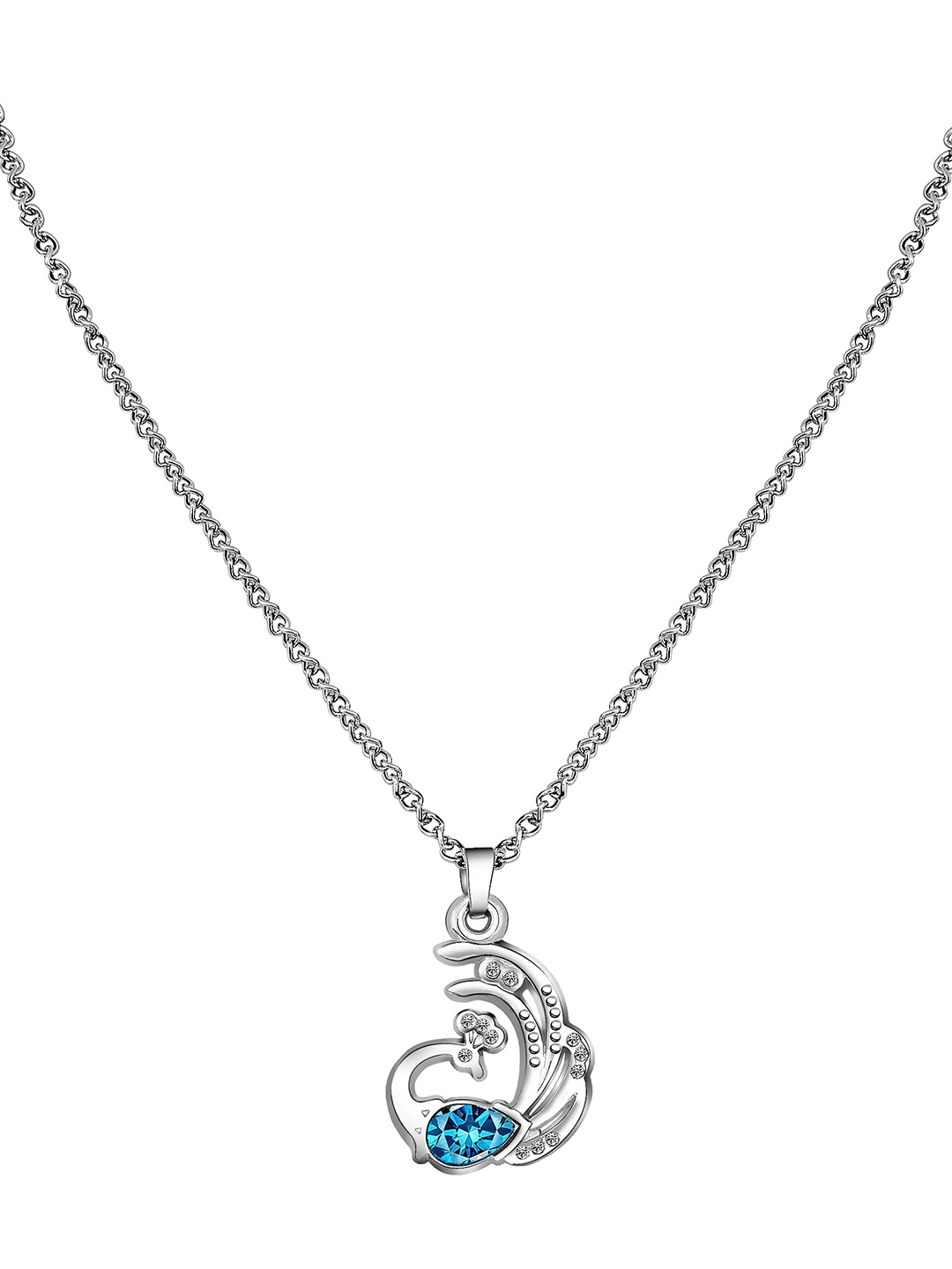 

Mikado Crystals Necklace, Silver
