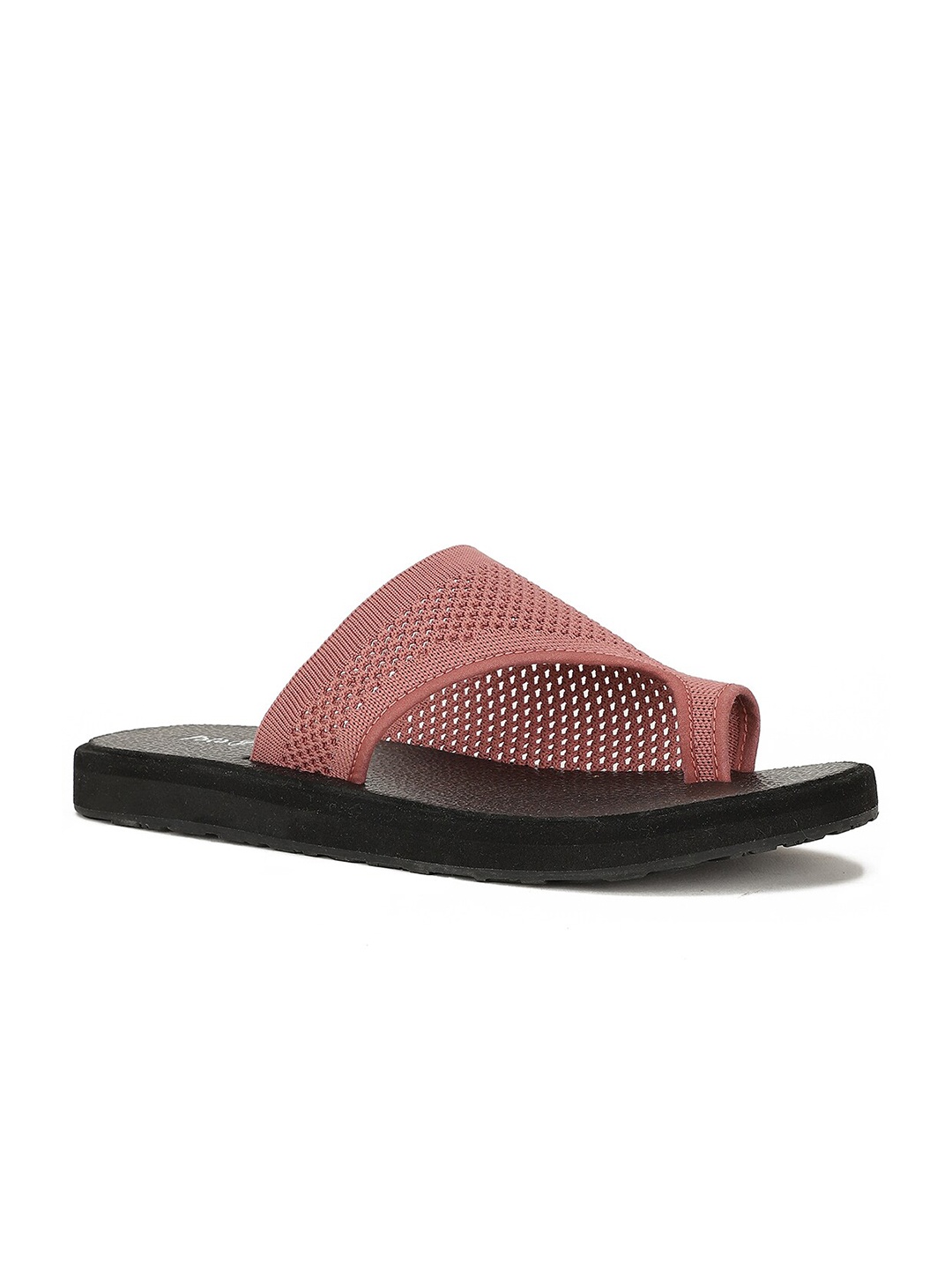 

Bata Woven Design One Toe Flats, Pink