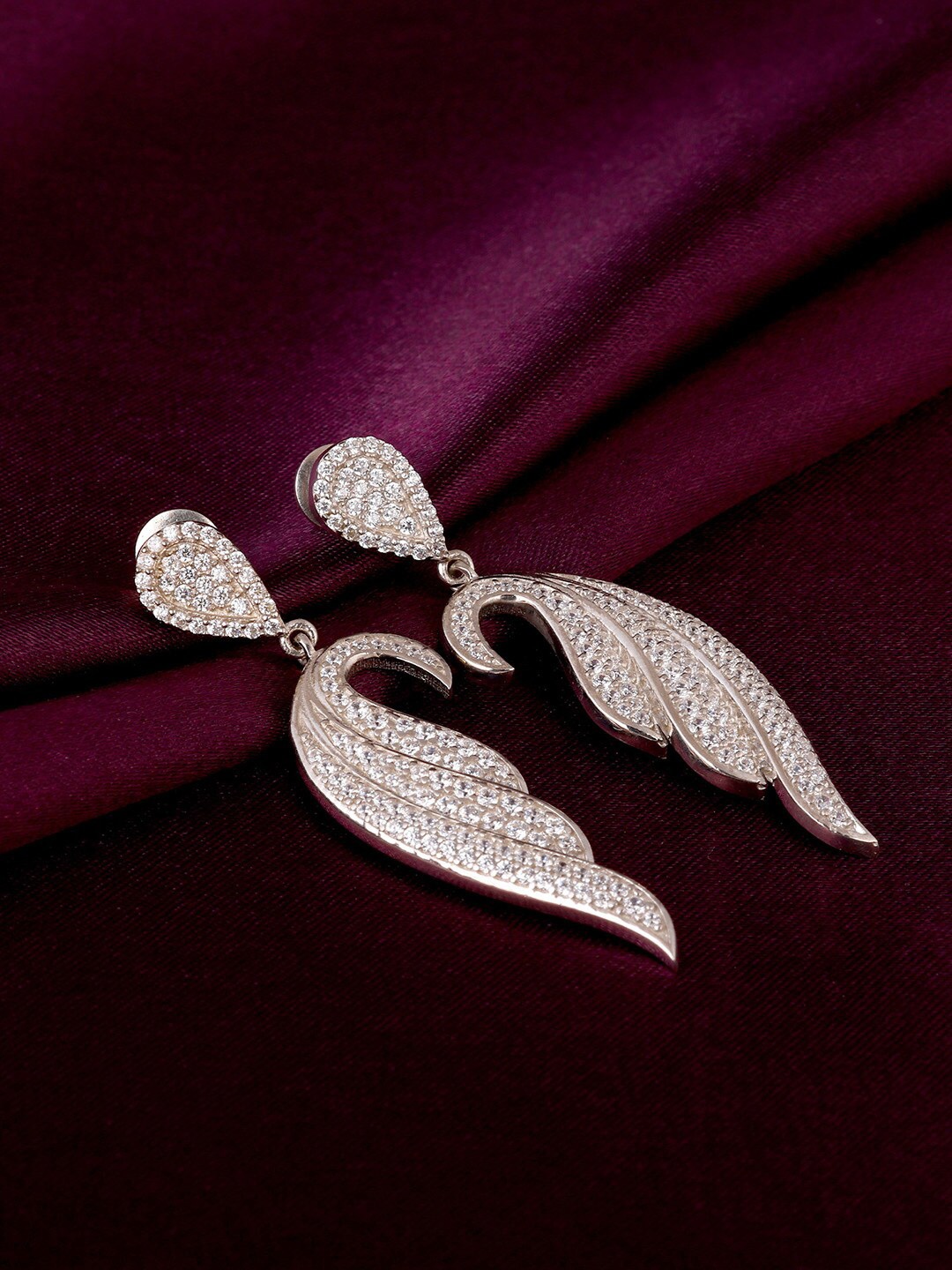 

GIVA 9.25 Sterling Silver Rhodium-Plated Contemporary Drop Earrings