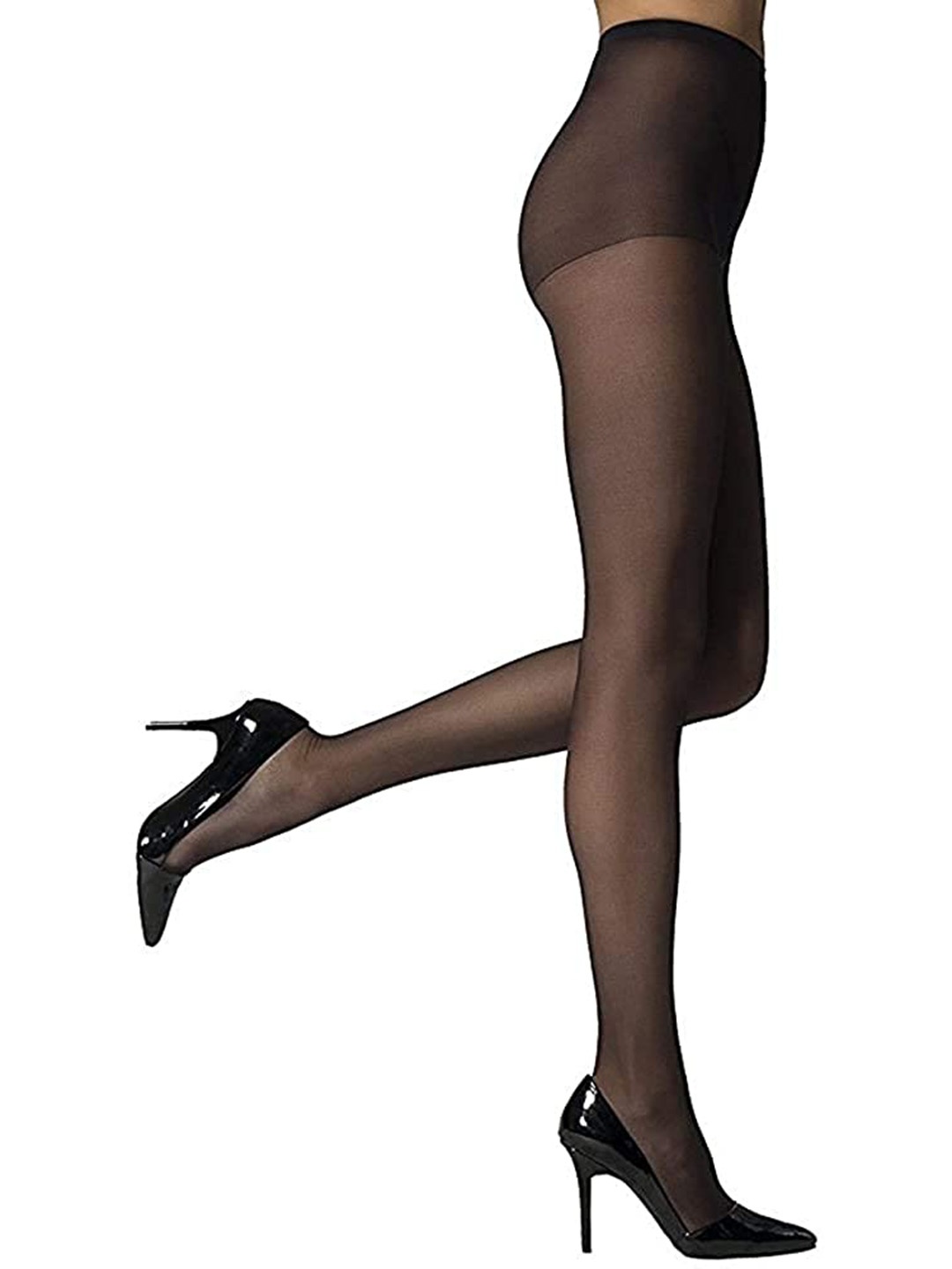 

Balenzia Sheer Pantyhose Stockings, Black