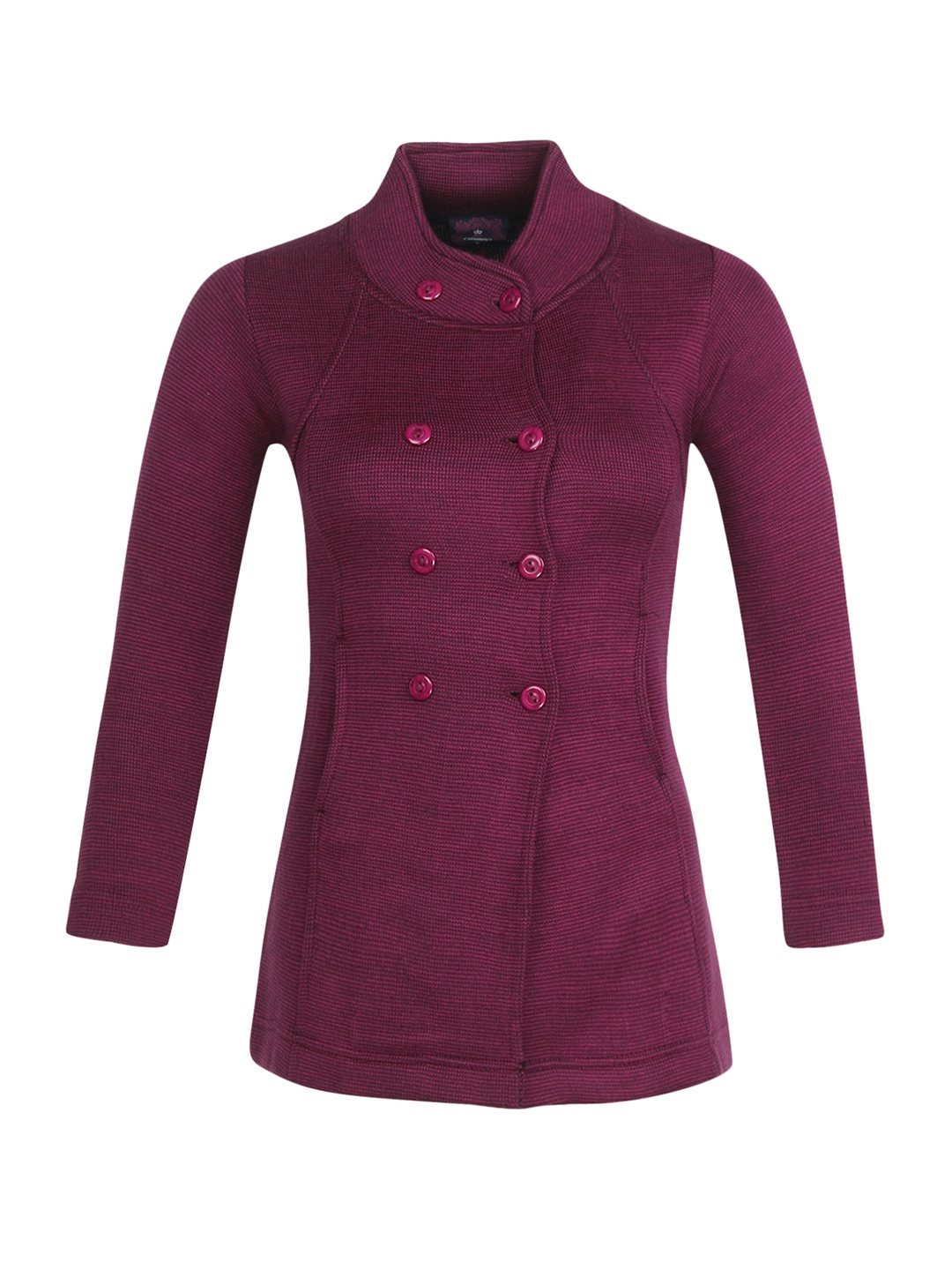 

Cayman Girls Burgundy Woollen Overcoat