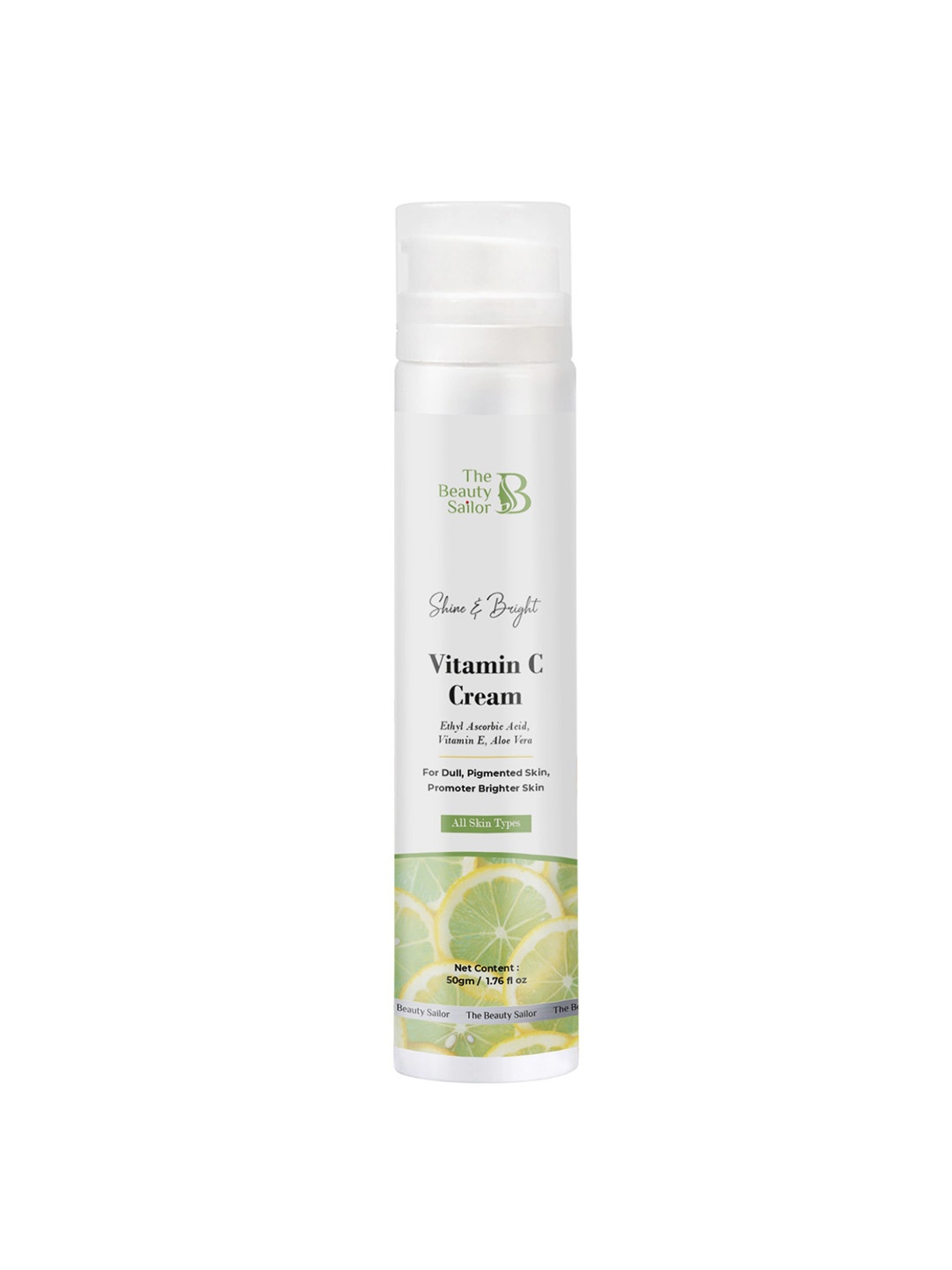 The Beauty Sailor Shine & Bright Vitamin C Cream For Shine & Radiant Skin, White