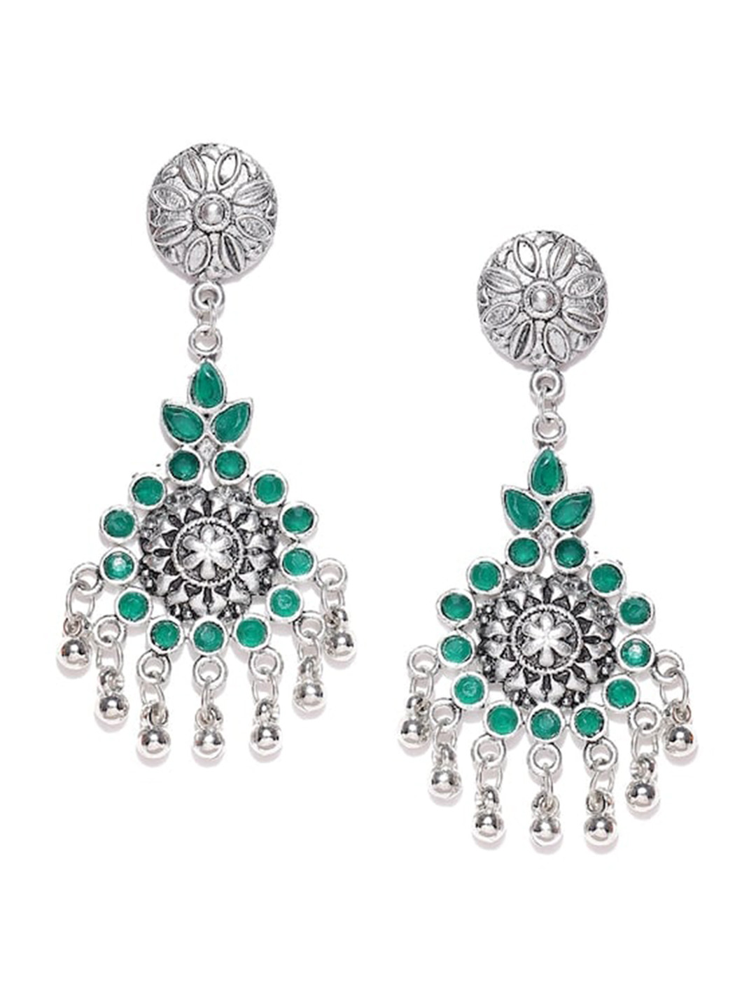 

Infuzze Silver-Plated Classic Drop Earrings