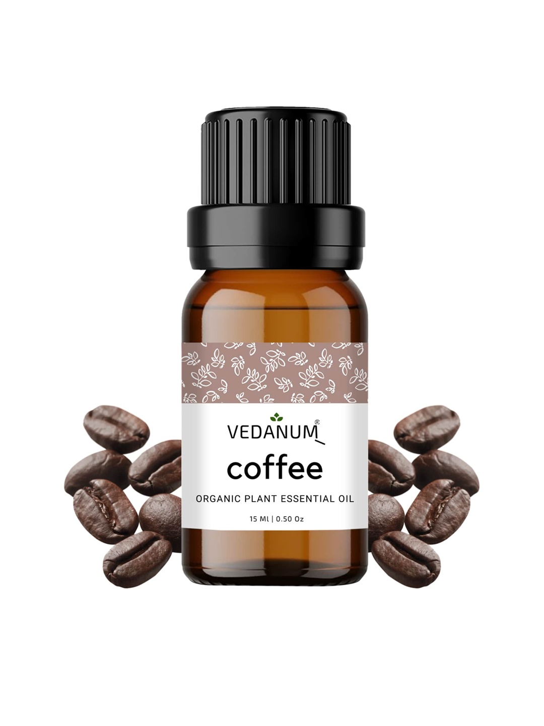 

VEDANUM Premium Grounded Coffee Organic Plant Essential Oil - 15 ml, Brown