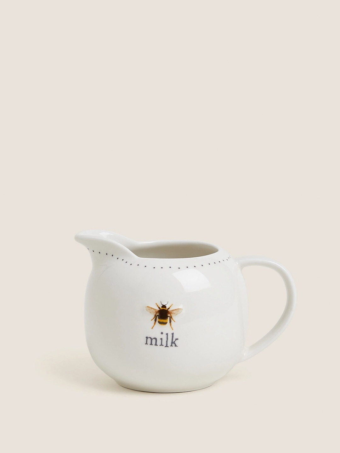 

Marks & Spencer Porcelain Glossy Kettle Cup, White
