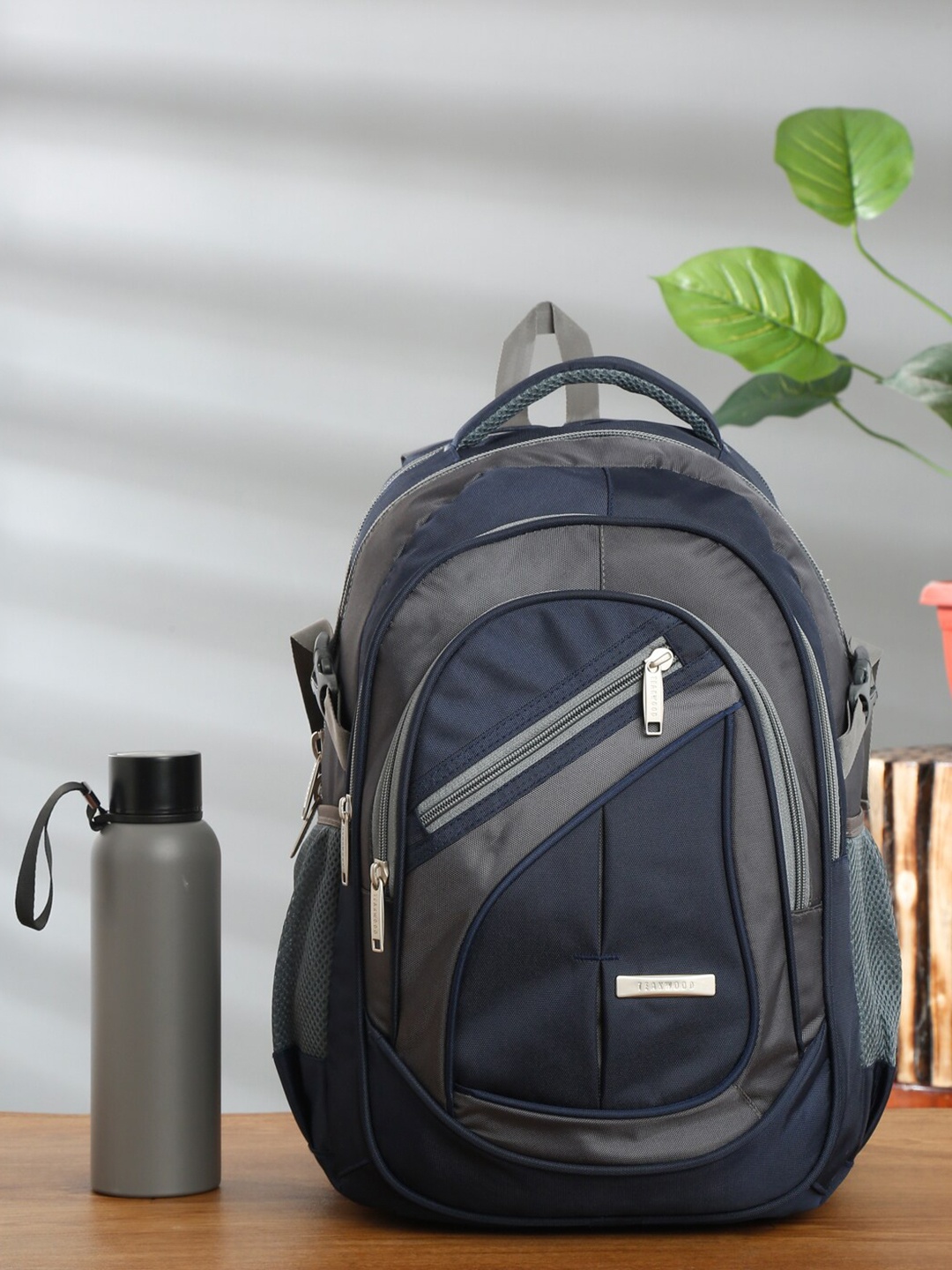 

Teakwood Leathers Water Resistant Laptop Backpack, Blue