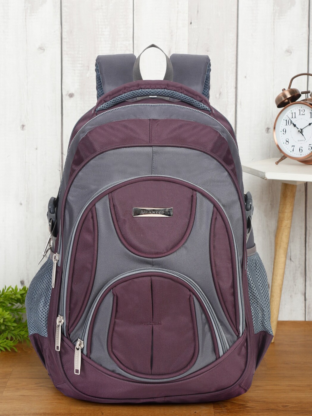 

Teakwood Leathers Water Resistant 15" Laptop Backpack, Purple