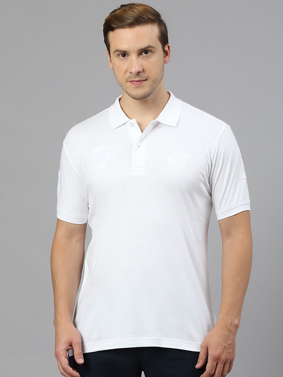 

Beverly Hills Polo Club Polo Collar T-Shirt, White