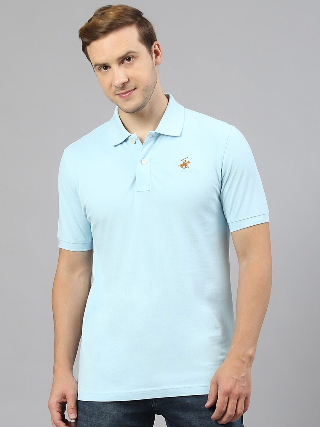 

Beverly Hills Polo Club Polo Collar T-Shirt, Blue