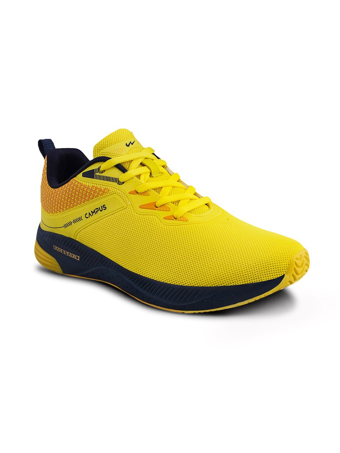 

Campus Men Non-Marking Mesh Running Sports Shoes, Yellow