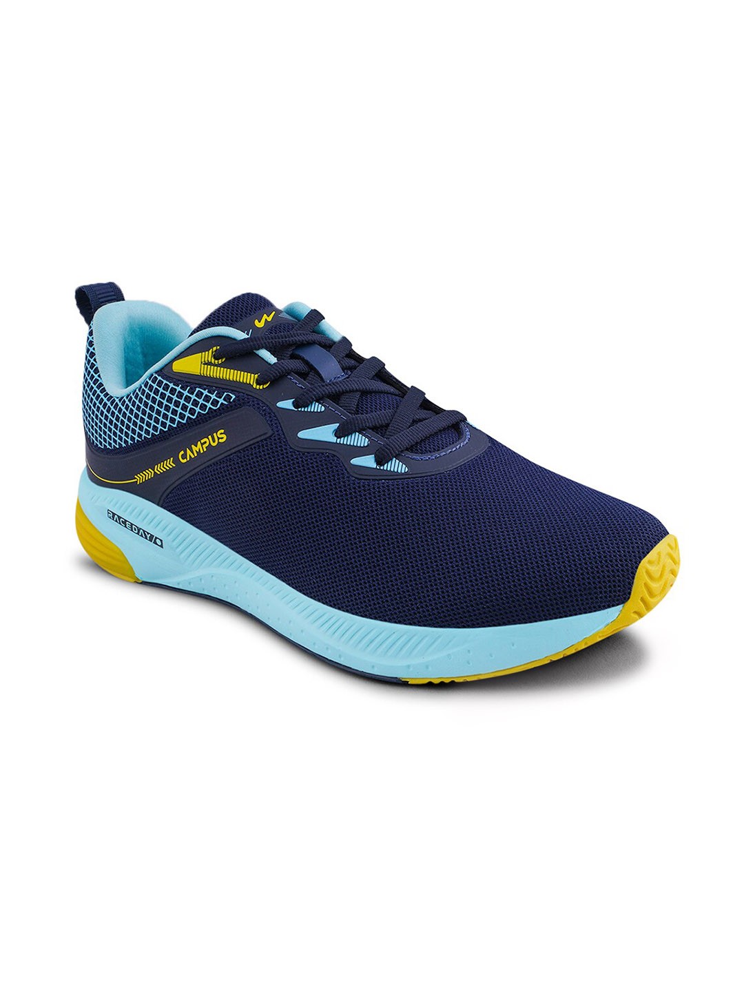 

Campus Men Non-Marking Mesh Running Sports Shoes, Navy blue
