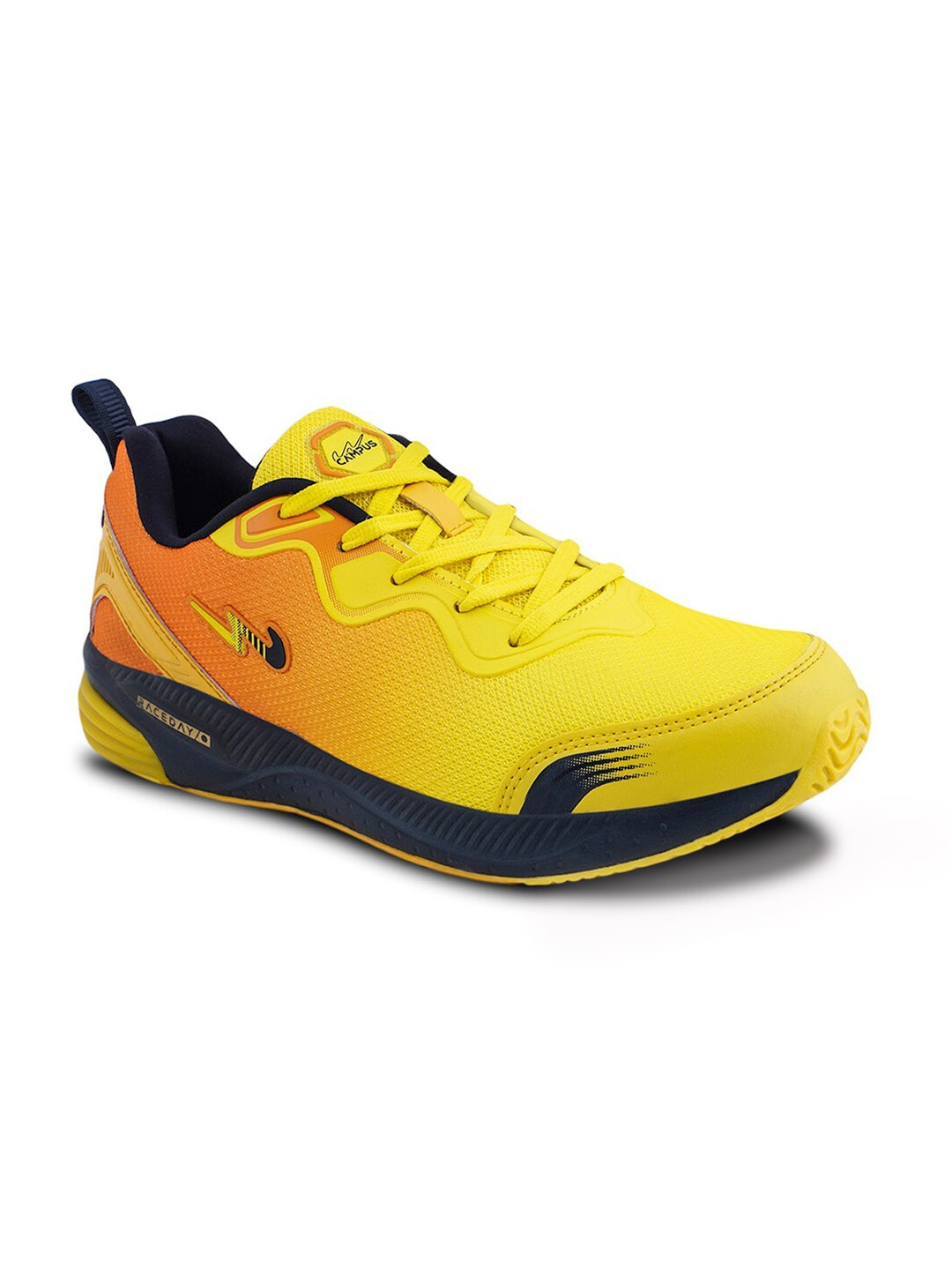 

Campus Men Non-Marking Mesh Running Sports Shoes, Yellow