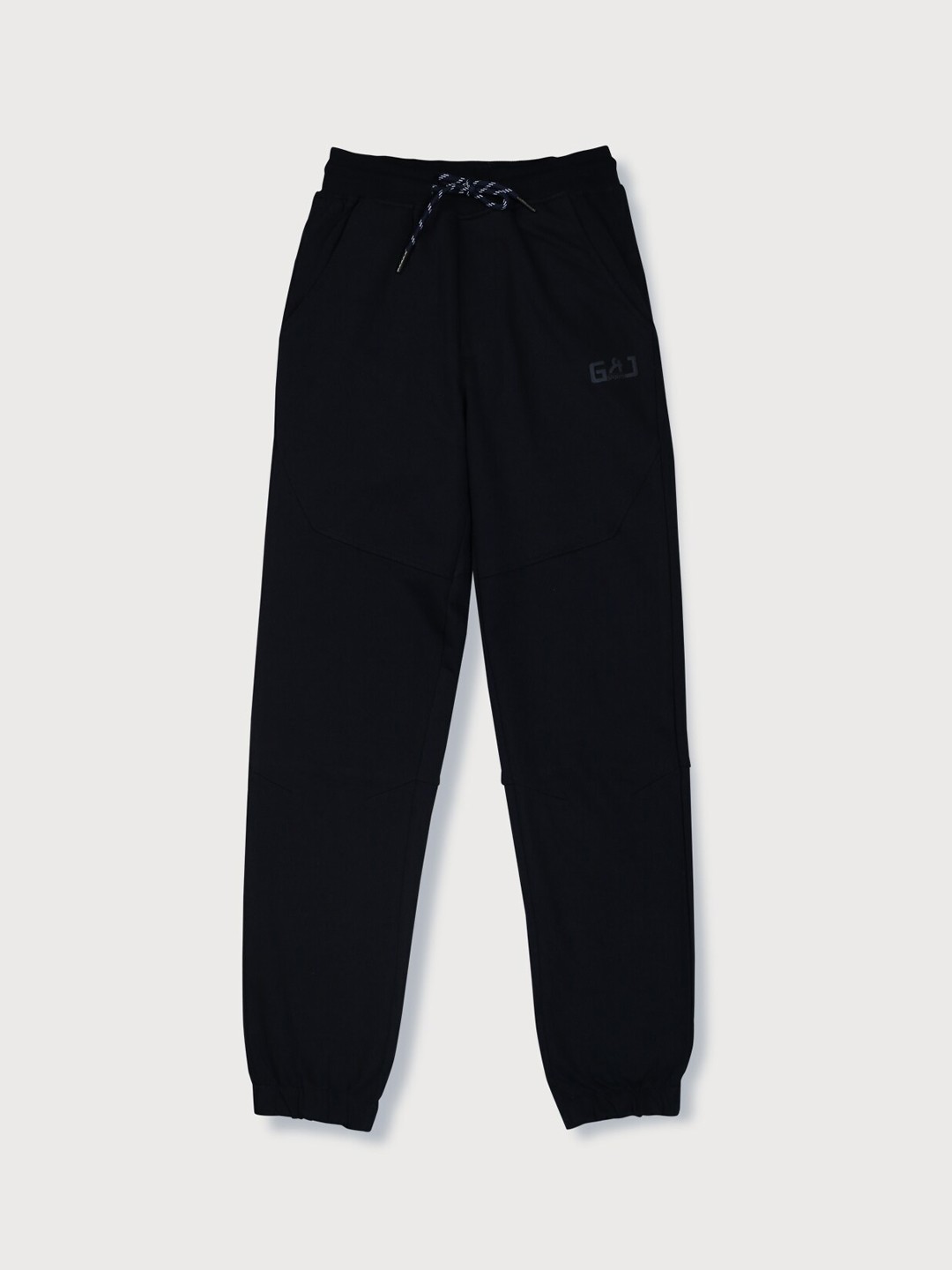 

Gini and Jony Boys Mid-Rise Cotton Joggers, Navy blue