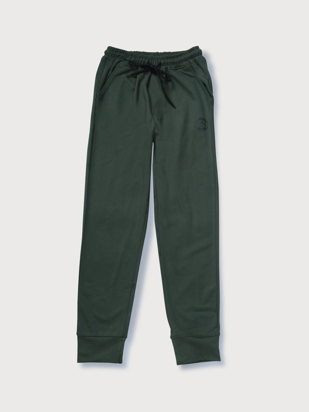 

Gini and Jony Boys Mid-Rise Cotton Joggers, Olive