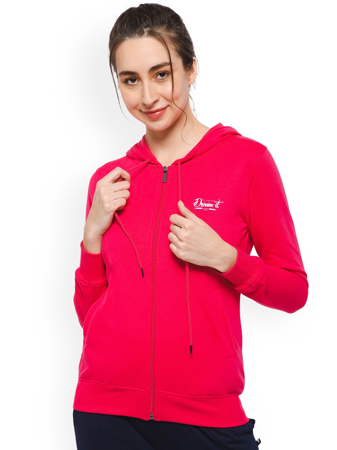 

DYCA Fleece Regular Sporty Jacket, Fuchsia