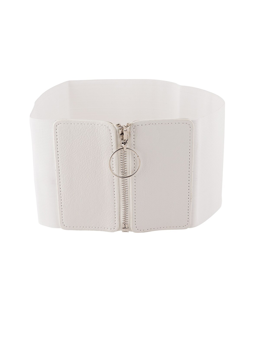 

Style Shoes Women Stretchable Belt, White