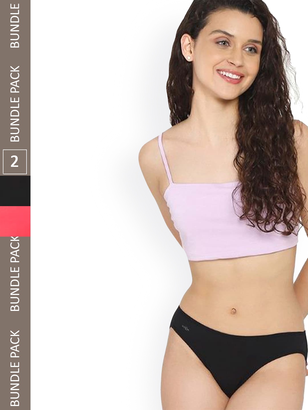 

MUSH Pack Of 2 Pure Bamboo Ultra Soft Bikini Briefs, Black