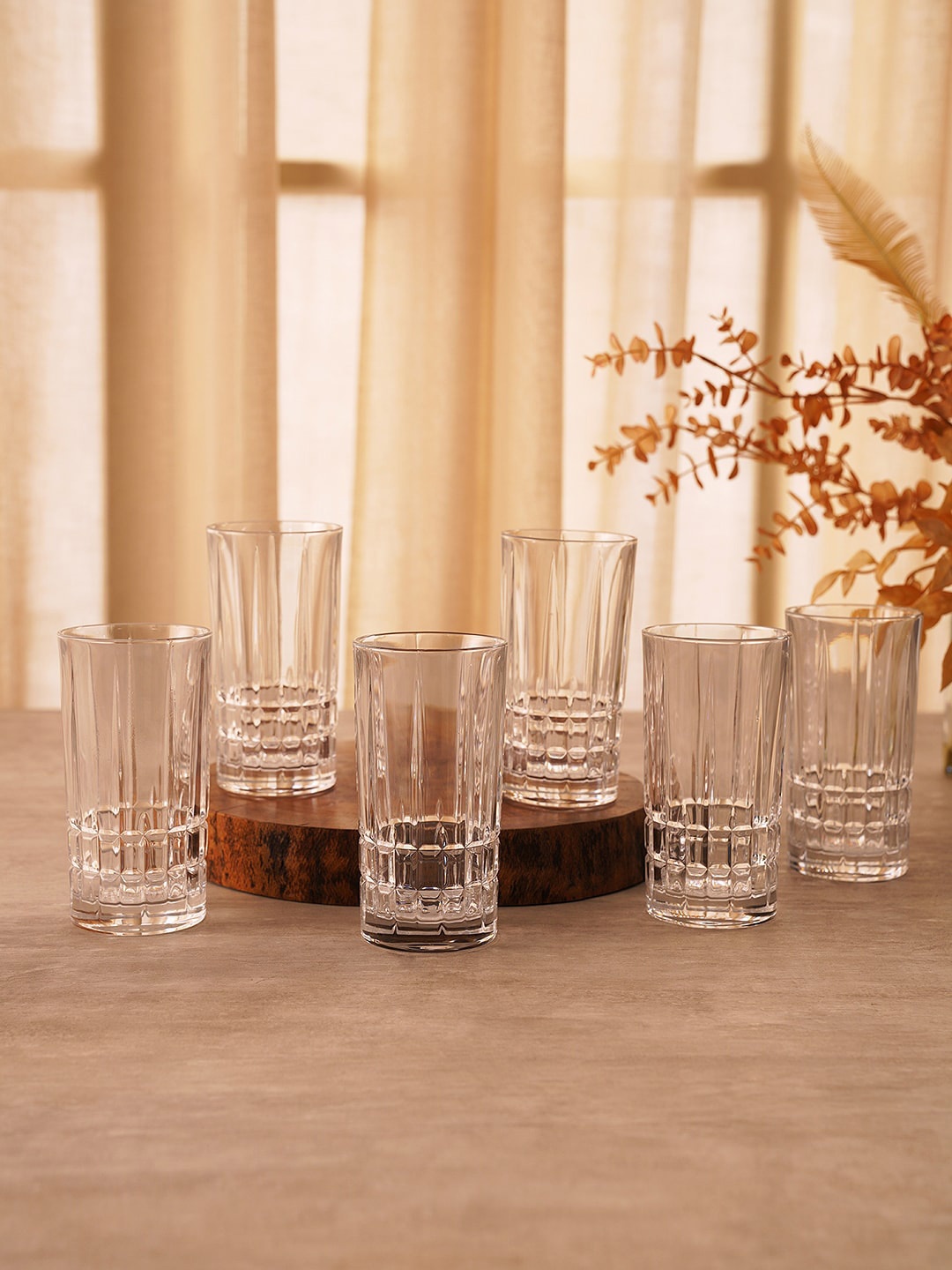 

Pure Home and Living 6 Pieces Transparent Highball Glasses