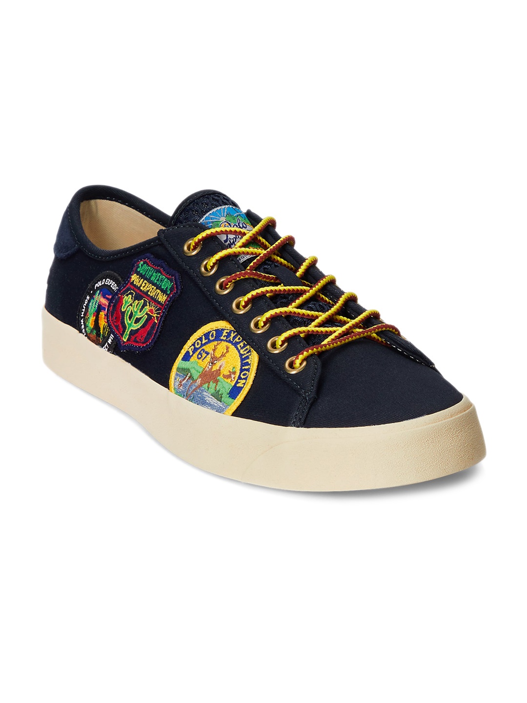 

Polo Ralph Lauren Men Embroidered Sneakers, Navy blue