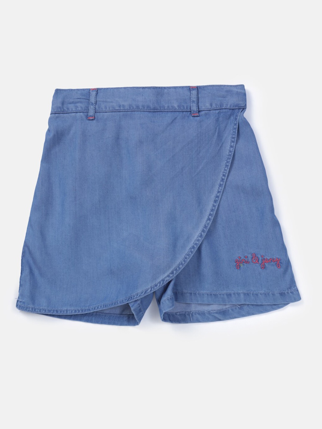 

Gini and Jony Girls Denim A-Line Mini Skirt, Blue
