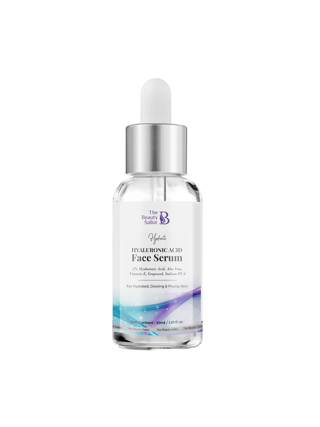 

The Beauty Sailor Hyaluronic Acid Face Serum With Vitamin E 30ml, White