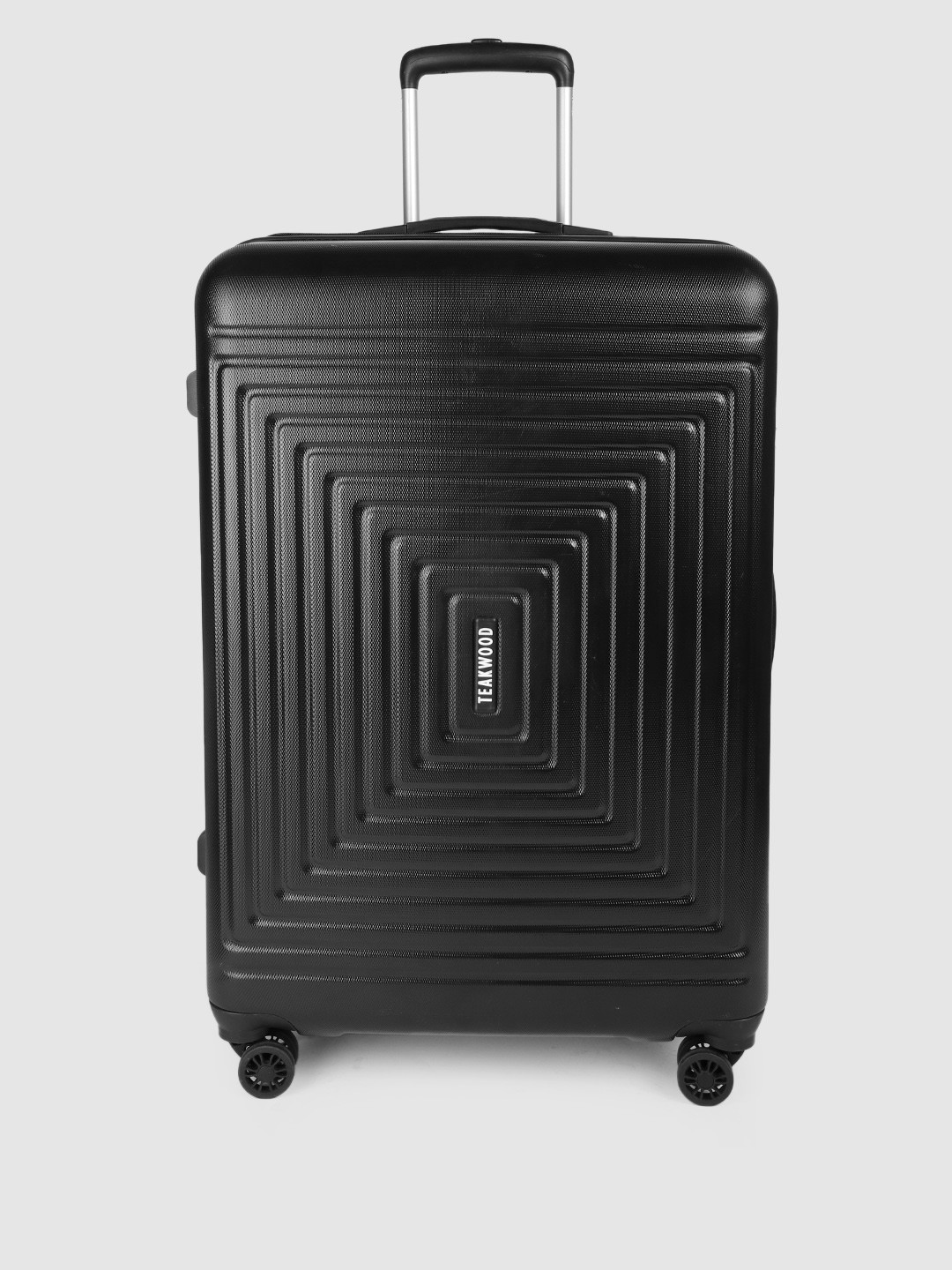 

Teakwood Leathers Textured 360 Degree Rotation Hard Large-Sized Trolley Bag 75 CM, Black
