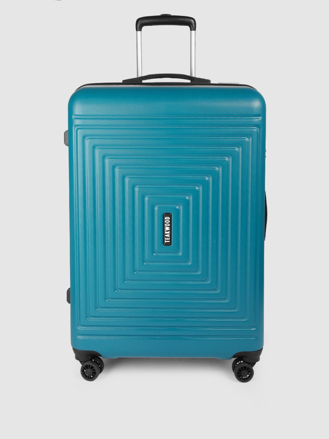 

Teakwood Leathers Textured 360 Degree Rotation Hard Large Trolley Bag - 77 CM, Blue