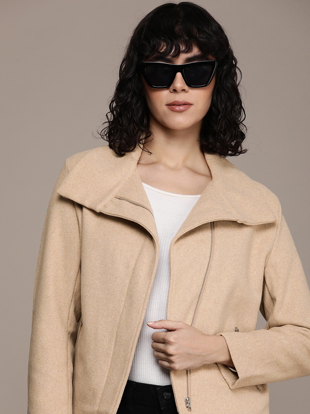 

French Connection Tailored Jacket, Beige