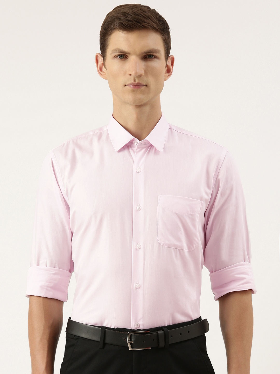 

Peter England Slim Fit Pure Cotton Formal Shirt, Pink