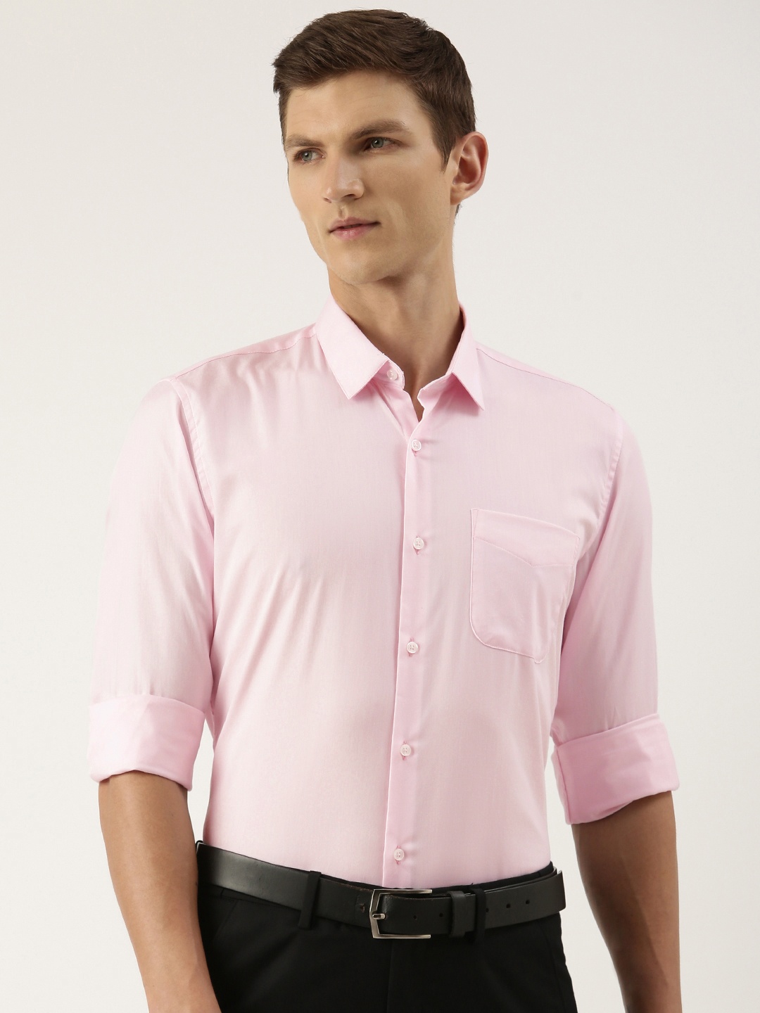 

Peter England Slim Fit Pure Cotton Formal Shirt, Pink