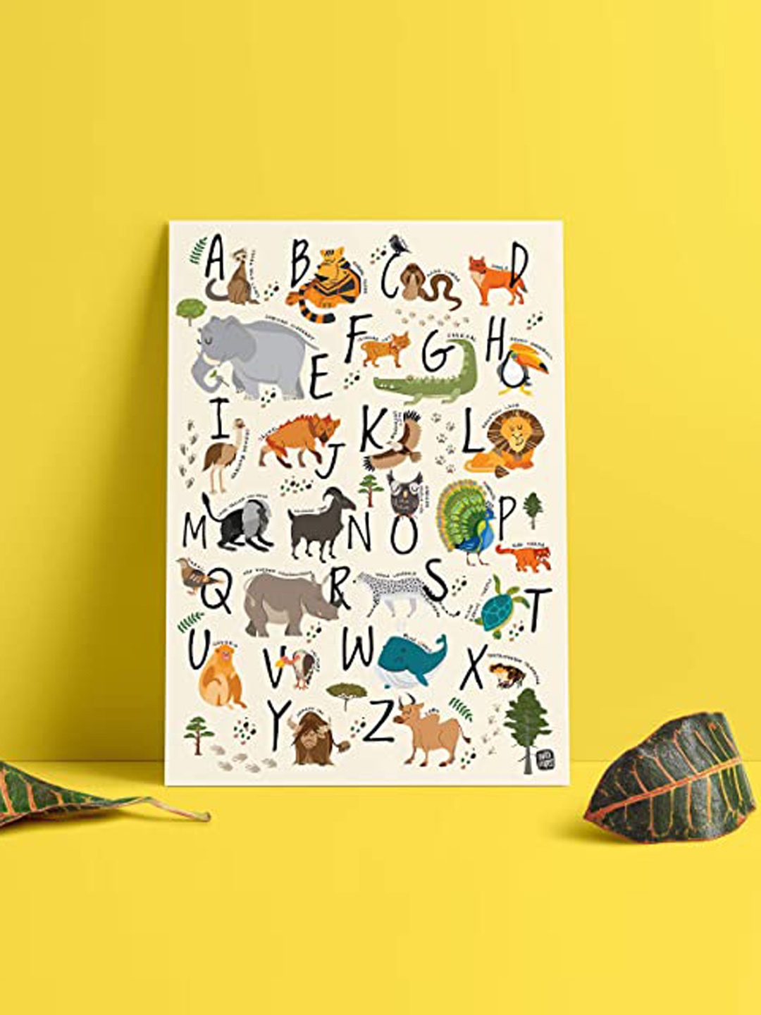 

happywagon Dinos Non-Tearable Poster, White