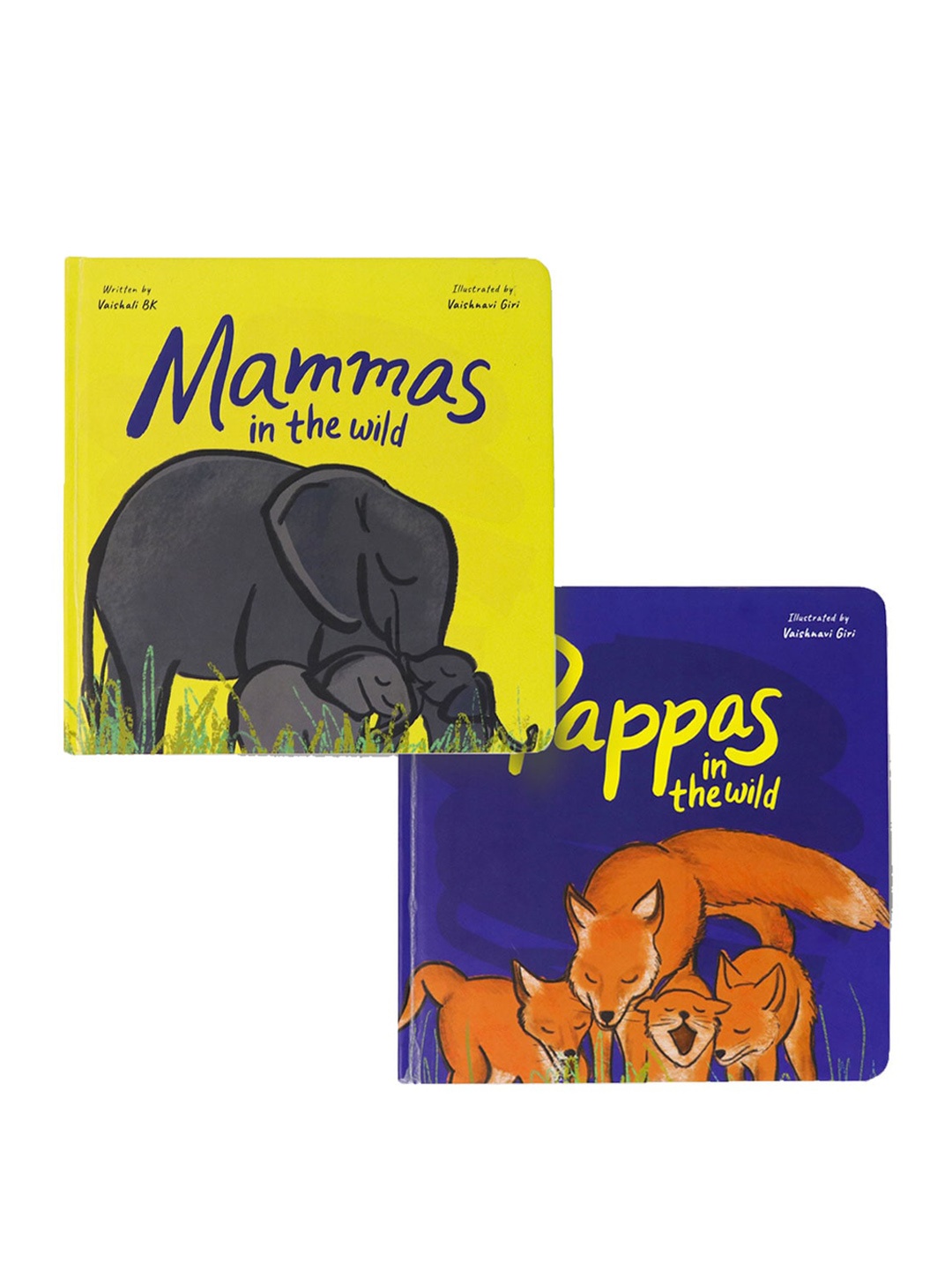 

happywagon Mammas & Pappas In The Wild Books, Yellow