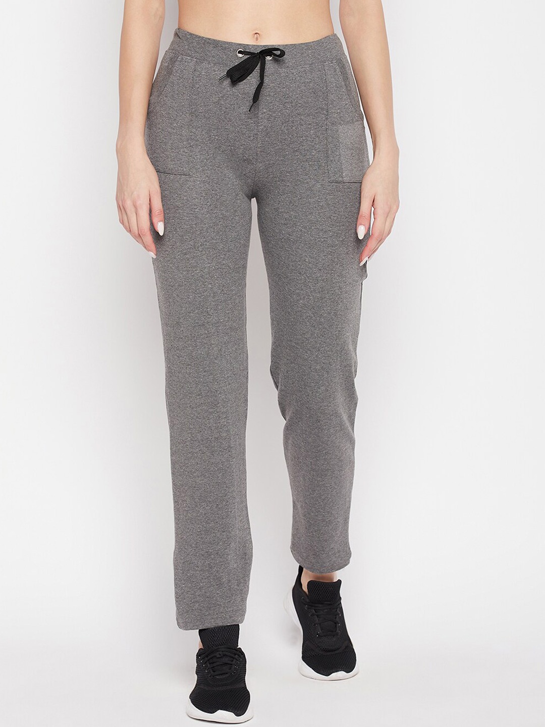 

Clora Creation Women Cotton Sports Track Pants, Grey