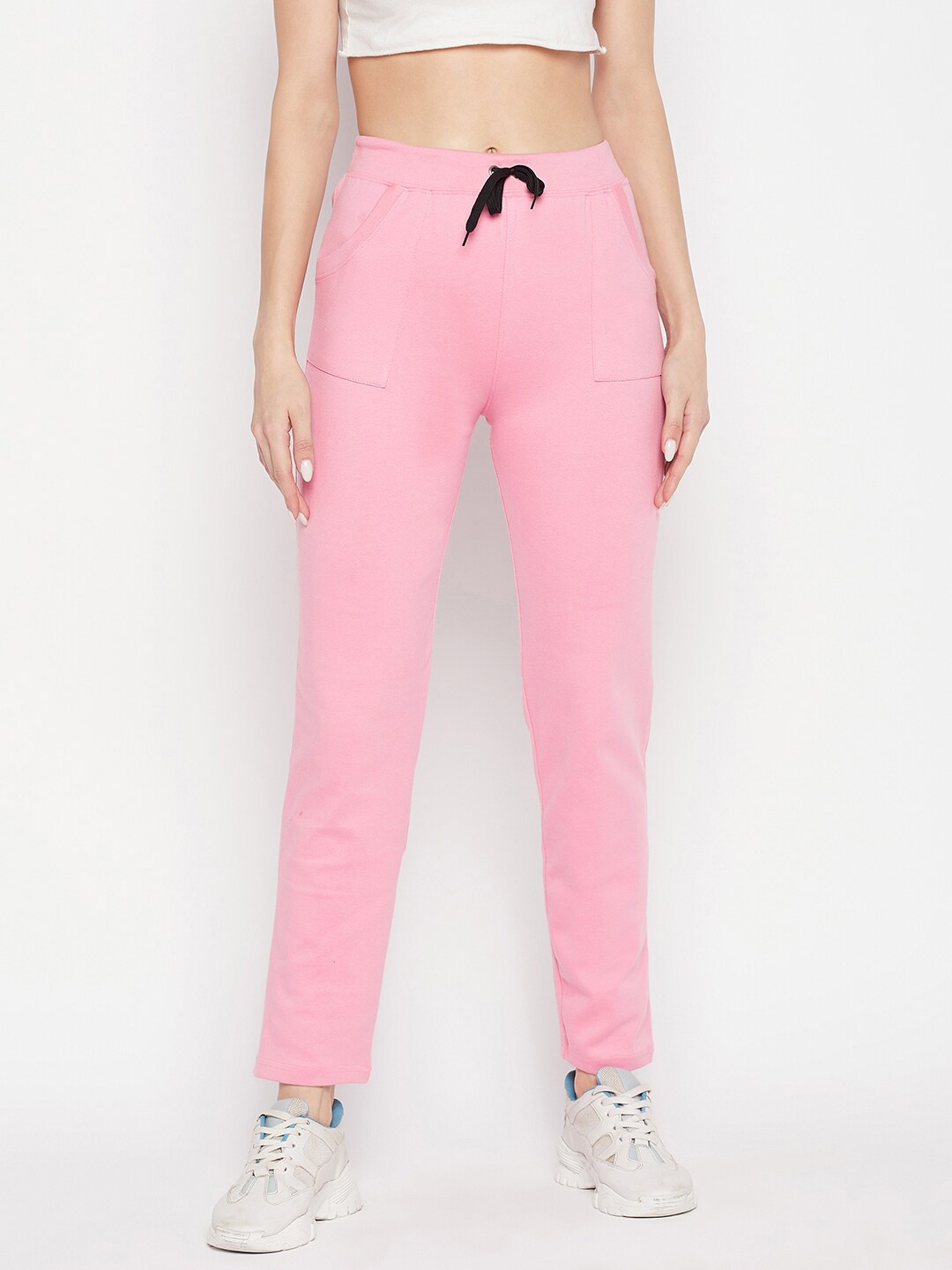 

Clora Creation Women Cotton Sports Track Pants, Pink