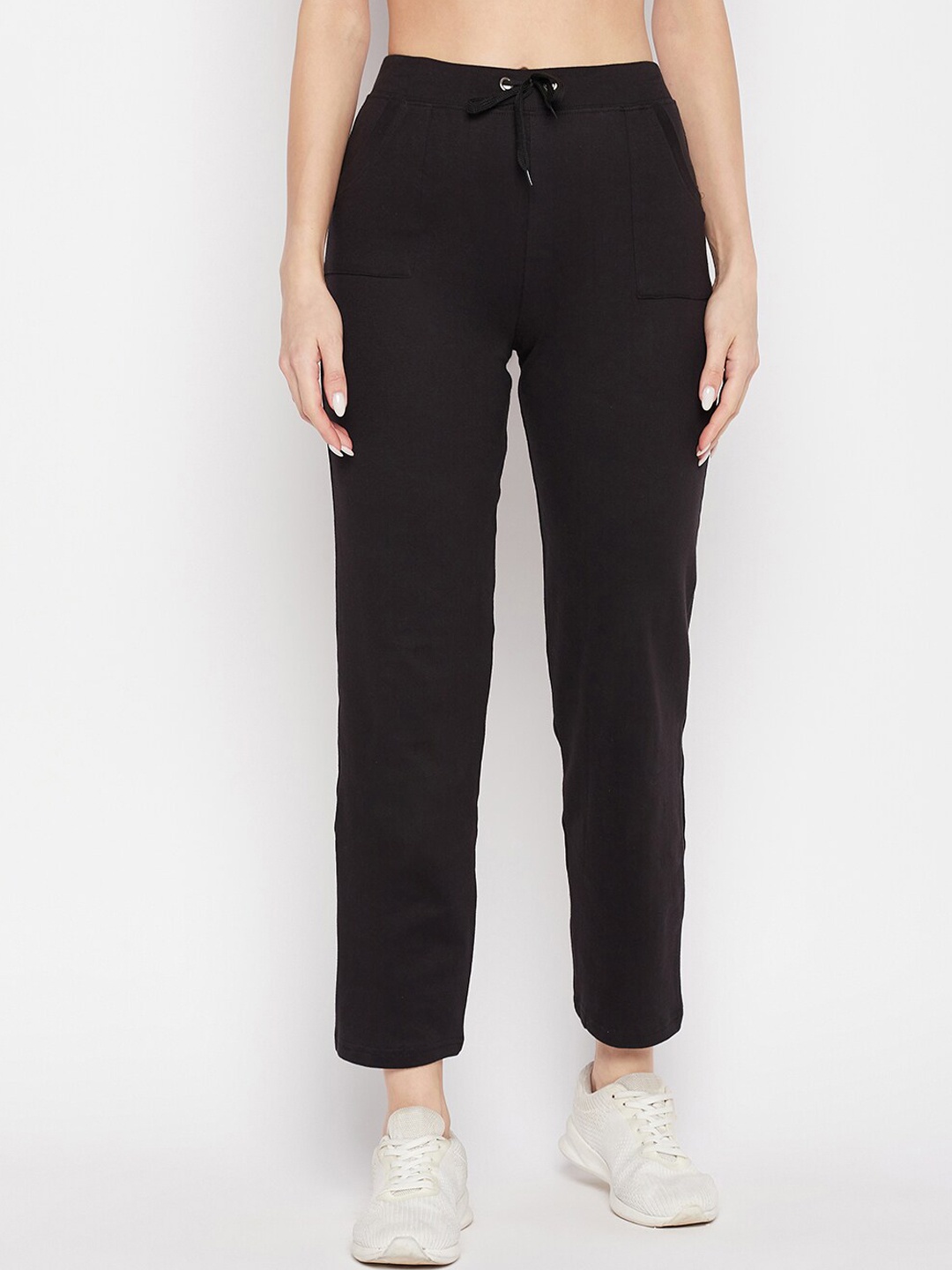 

Clora Creation Women Cotton Sports Track Pants, Black