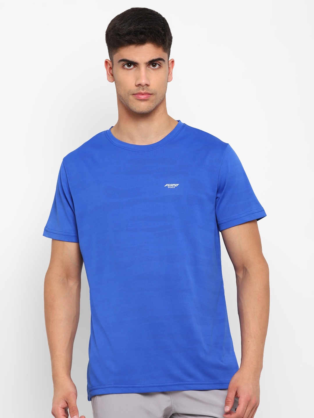 

FURO by Red Chief Round Neck Sports T-shirt, Blue