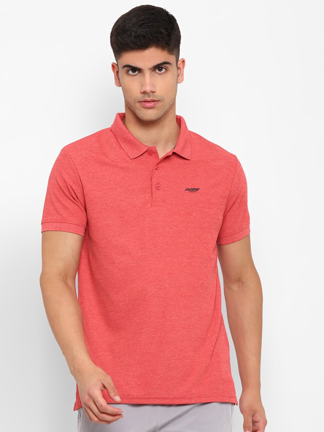 

FURO by Red Chief Polo Collar Cotton T-shirt