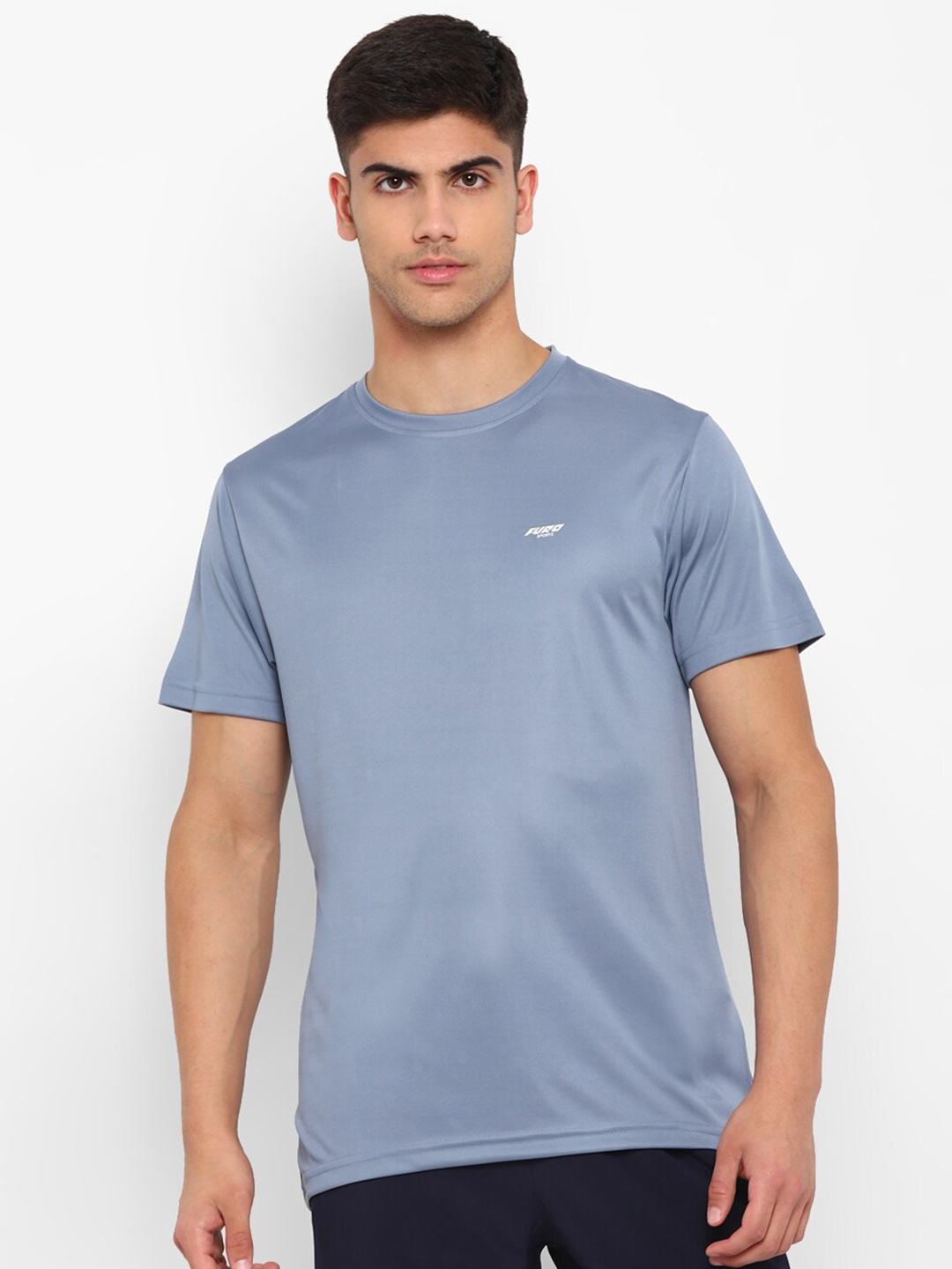 

FURO by Red Chief Round Neck Short Sleeve Sports T-shirt, Blue