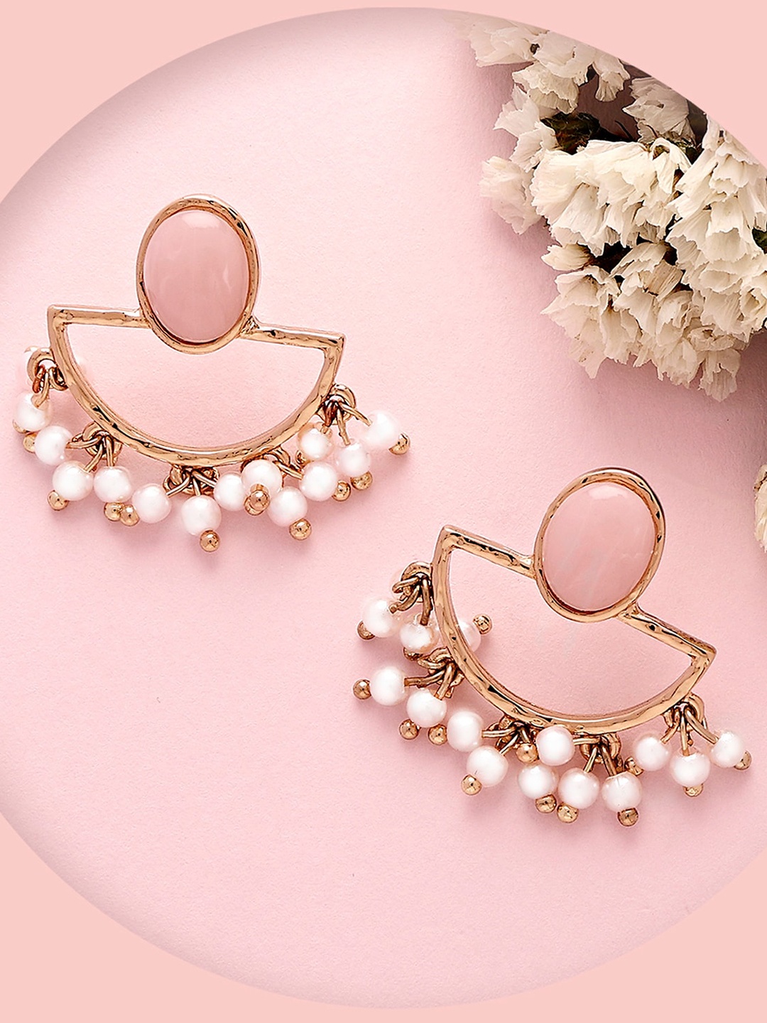 

Lilly & sparkle Gold-Plated Contemporary Drop Earrings