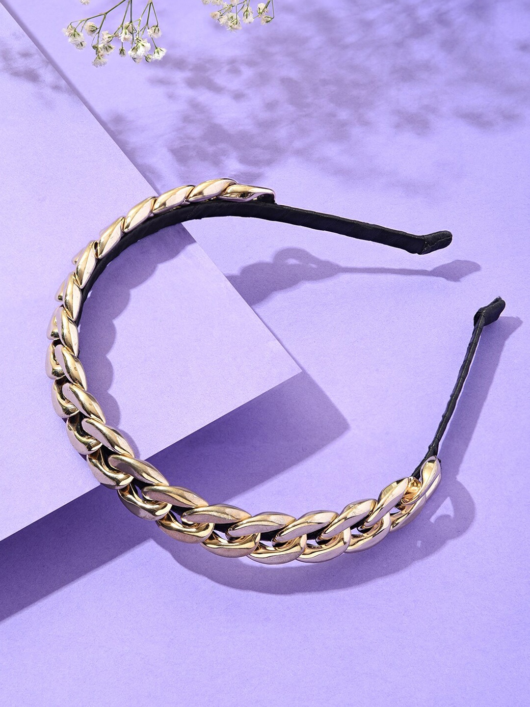 

Lilly & sparkle Women Interlinked Hairband, Gold