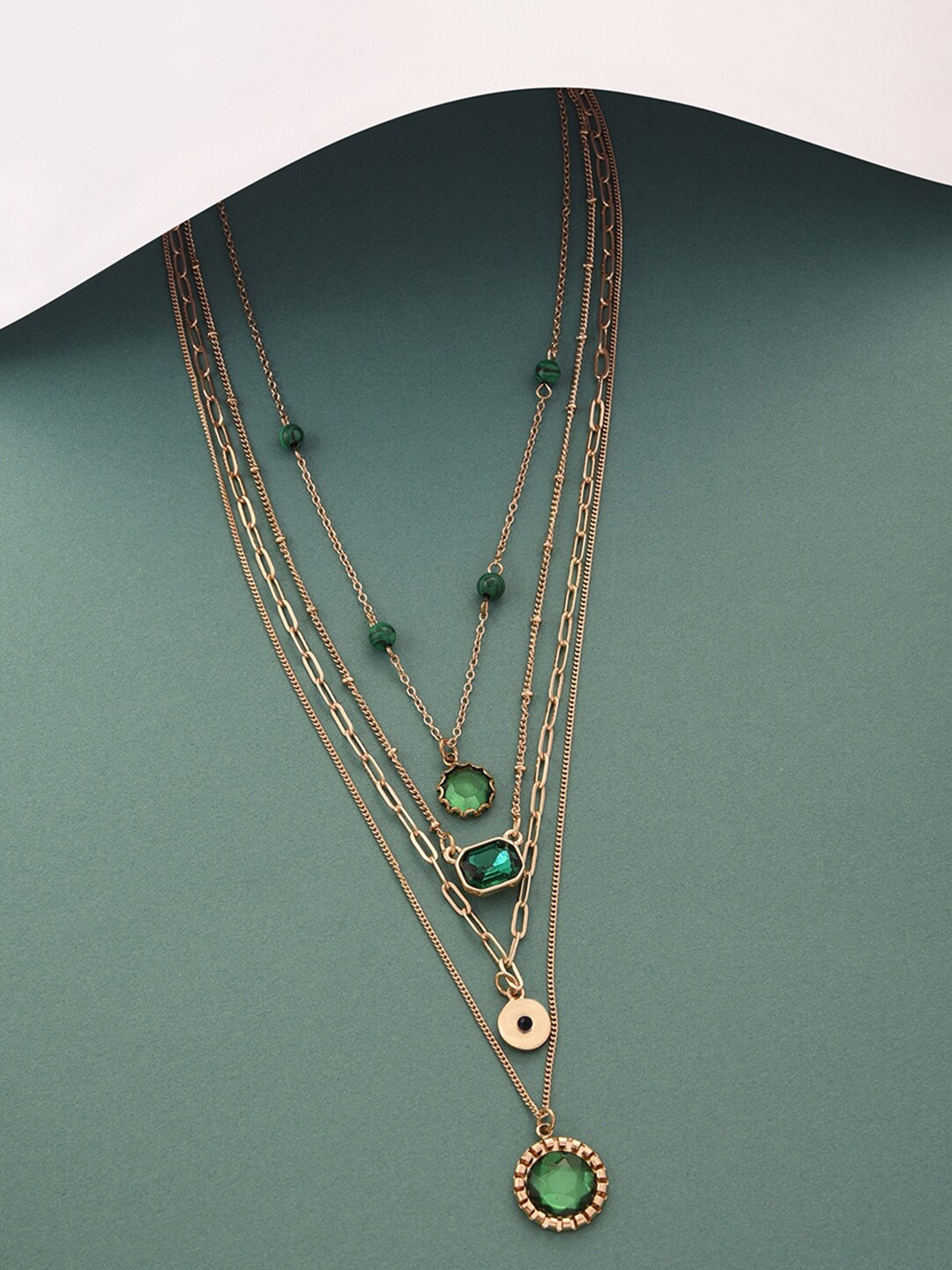

Lilly & sparkle Gold-Plated Layered Necklace