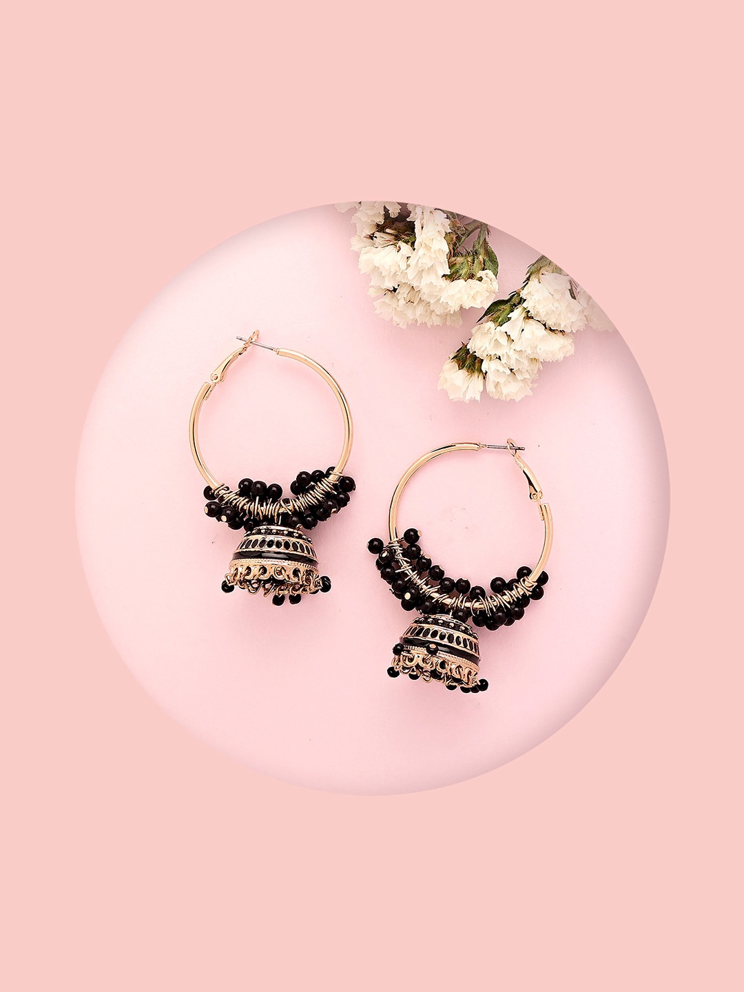 

Lilly & sparkle Gold-Plated Classic Jhumkas Earrings