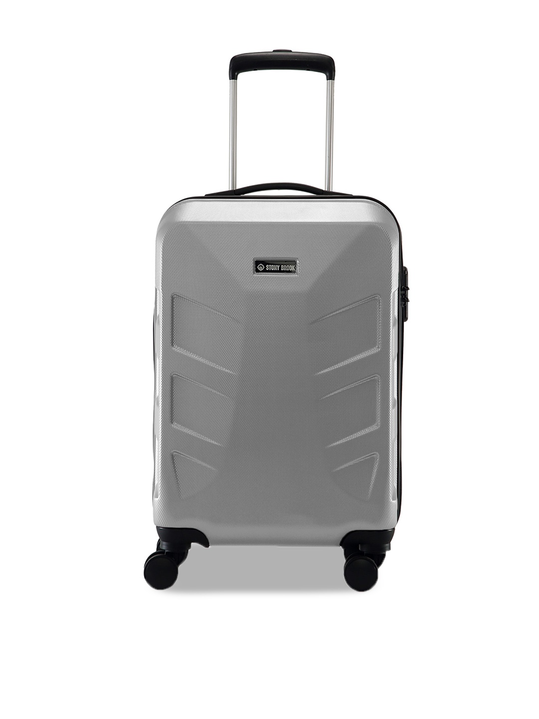 

Stony Brook by Nasher Miles Textured Hard-Sided Cabin Trolley Suitcase, Grey