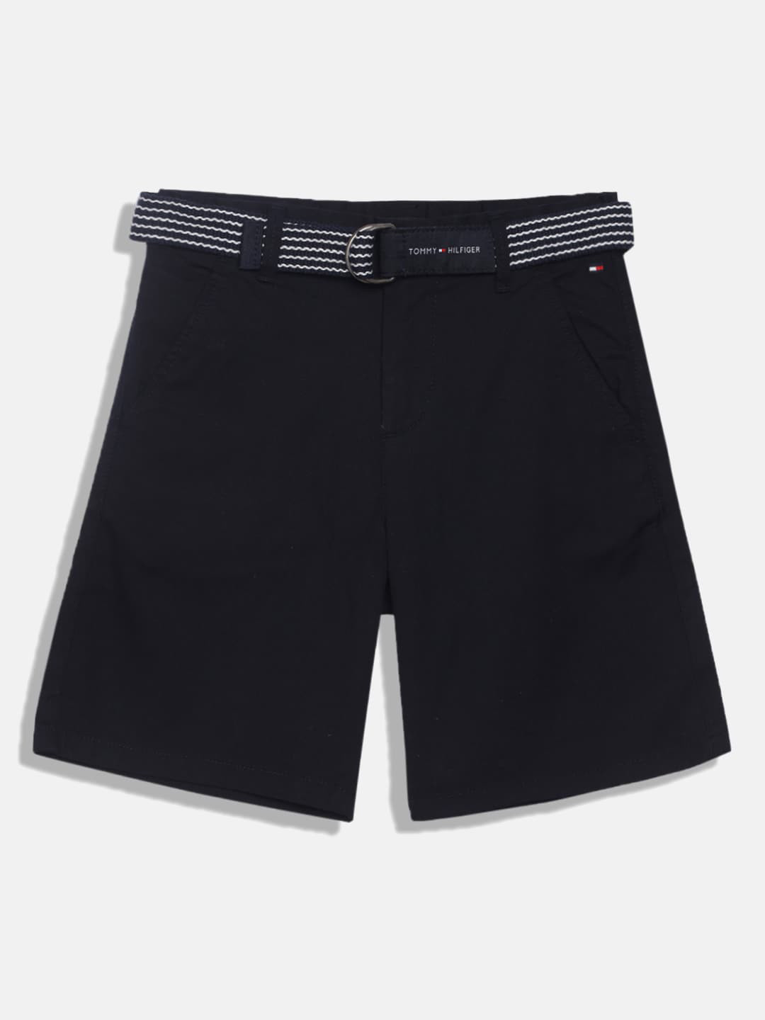 

Tommy Hilfiger Boys Mid-Rise Cotton Shorts, Navy blue