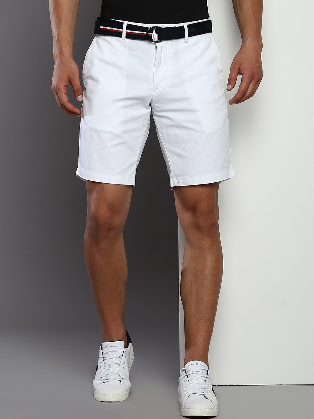 

Tommy Hilfiger Men Mid-Rise Chino Shorts, White