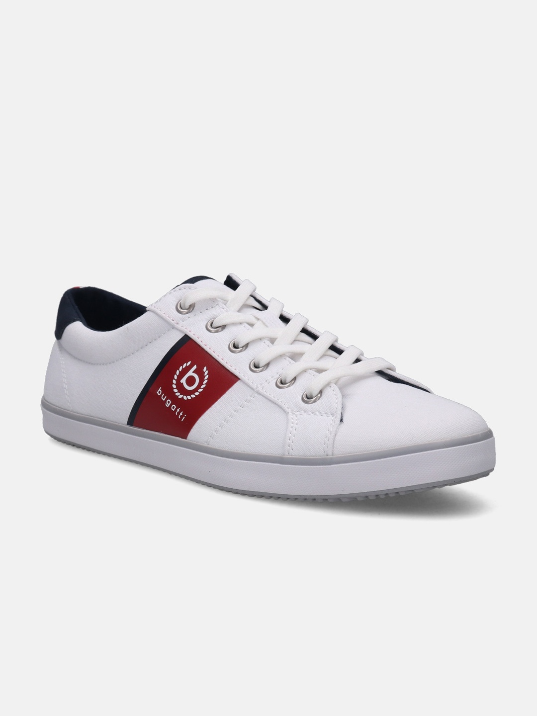 

Bugatti Albert White Canvas Sneakers